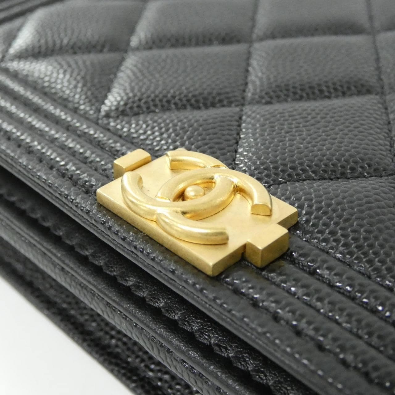 CHANEL Boy Chanel AP1117 Wallet Grained Calfskin