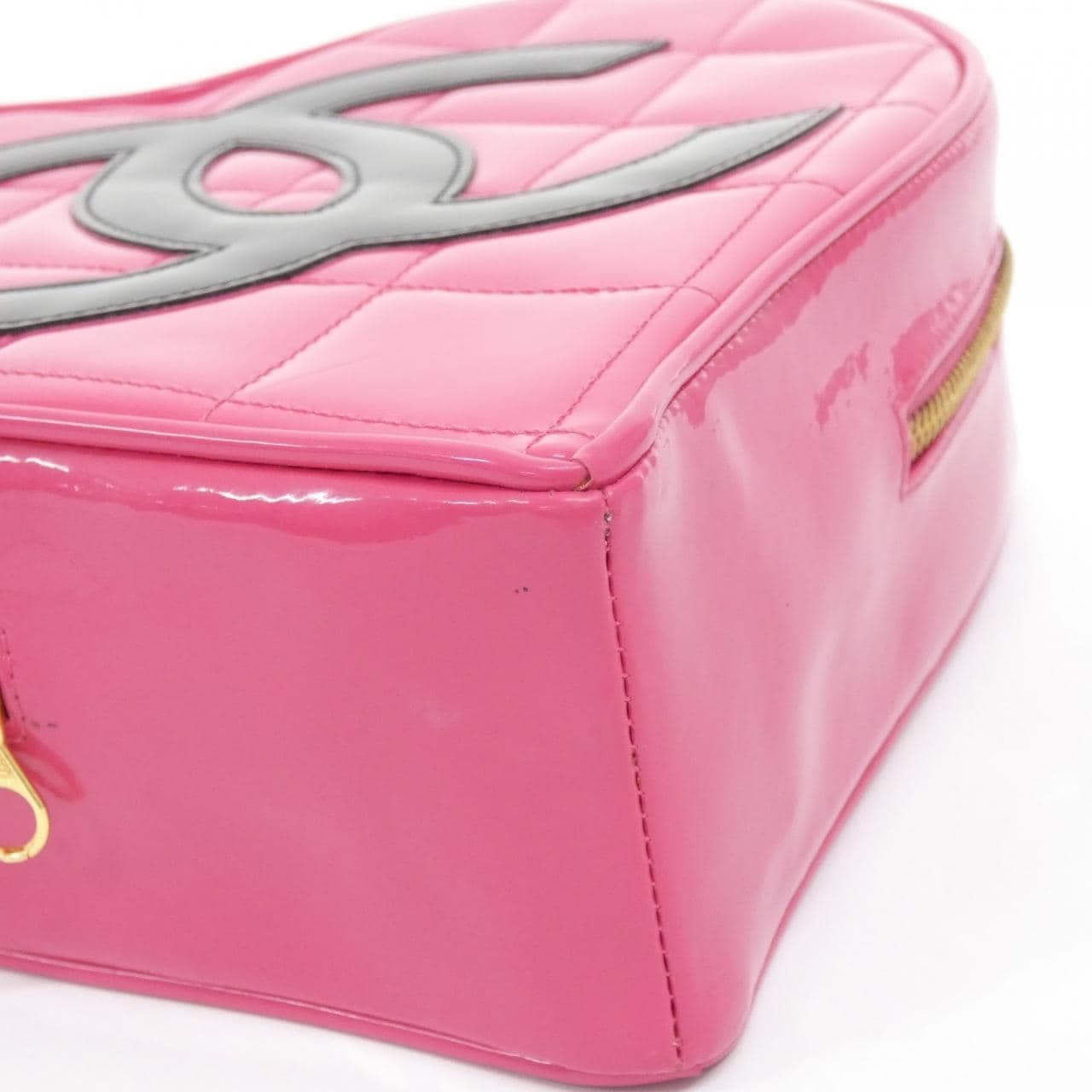 CHANEL Handbag Patent Leather
