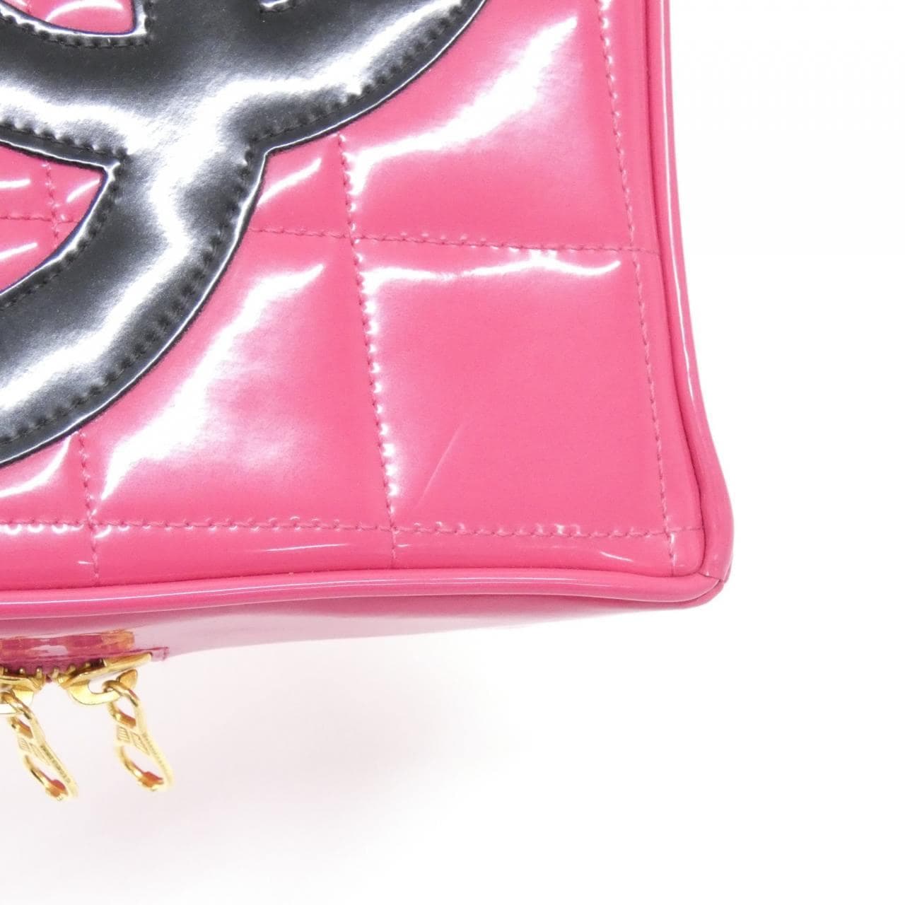 CHANEL Handbag Patent Leather