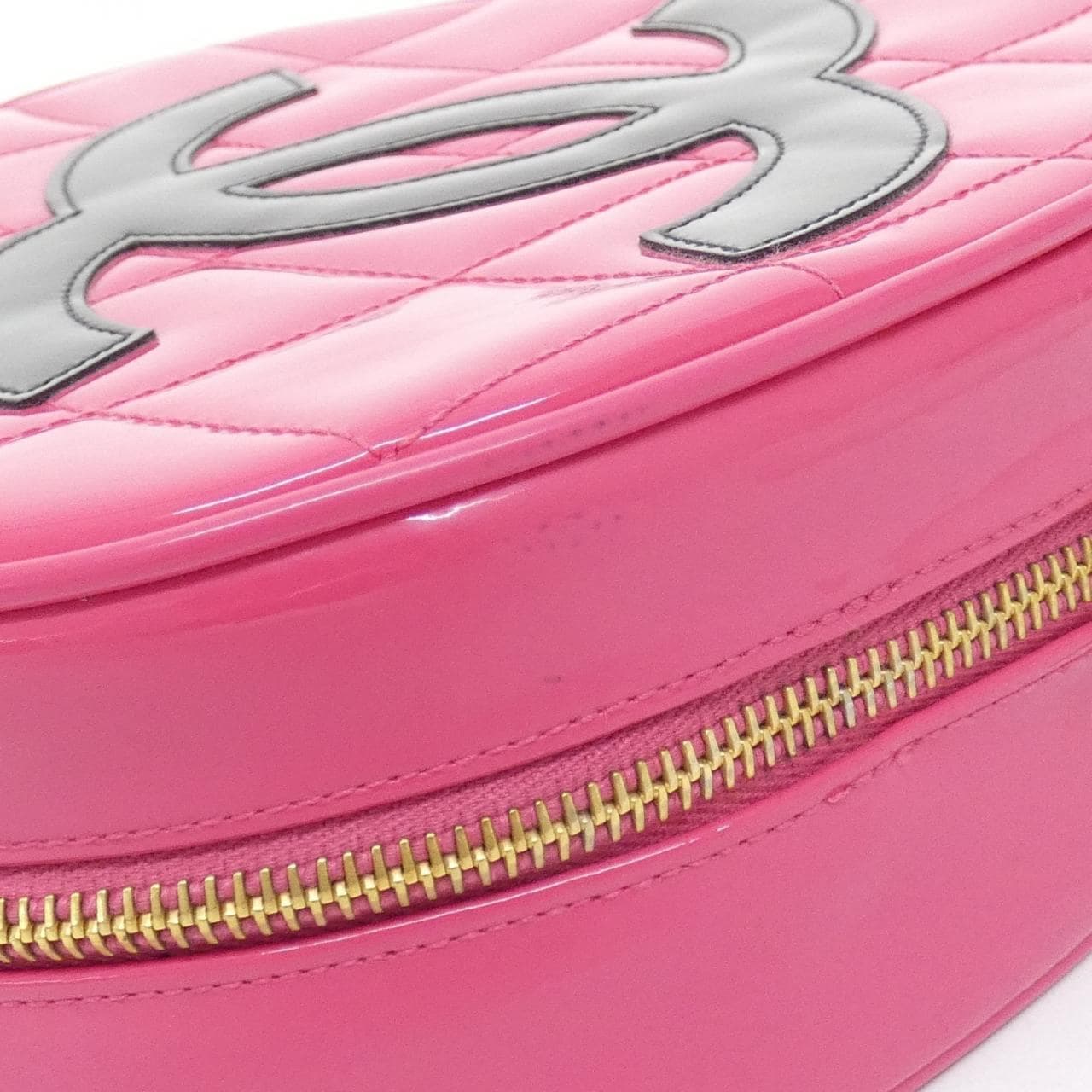 CHANEL Handbag Patent Leather
