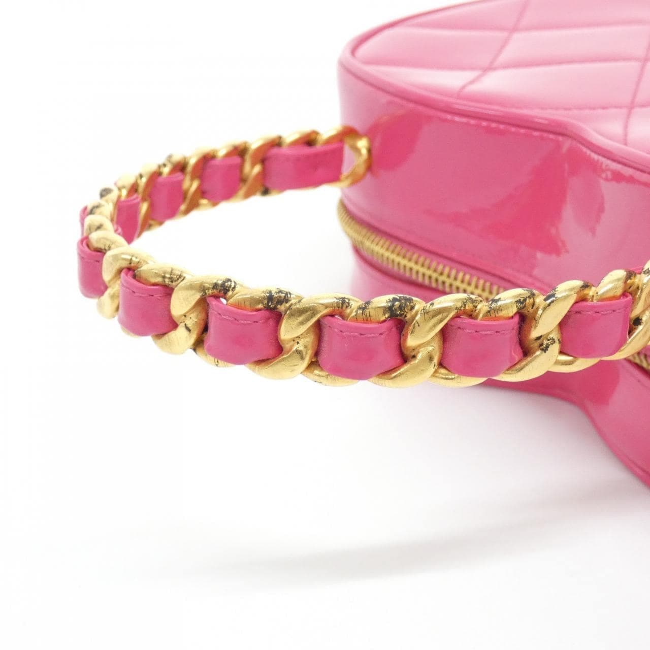 CHANEL Handbag Patent Leather