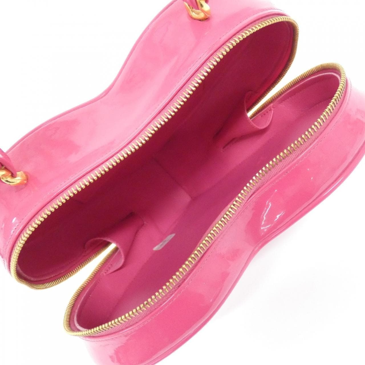 CHANEL Handbag Patent Leather