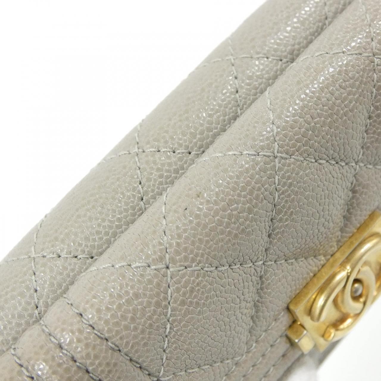 CHANEL Boy Chanel 84432 Wallet Grained Calfskin