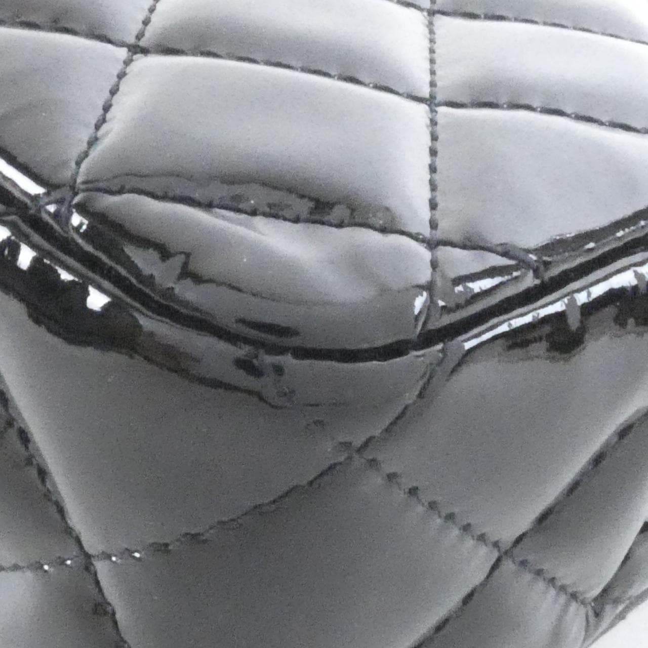 CHANEL 65050 Shoulder Patent Leather
