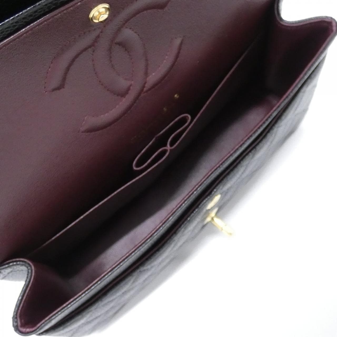 CHANEL Matelasse 1112 Shoulder Grained Calfskin