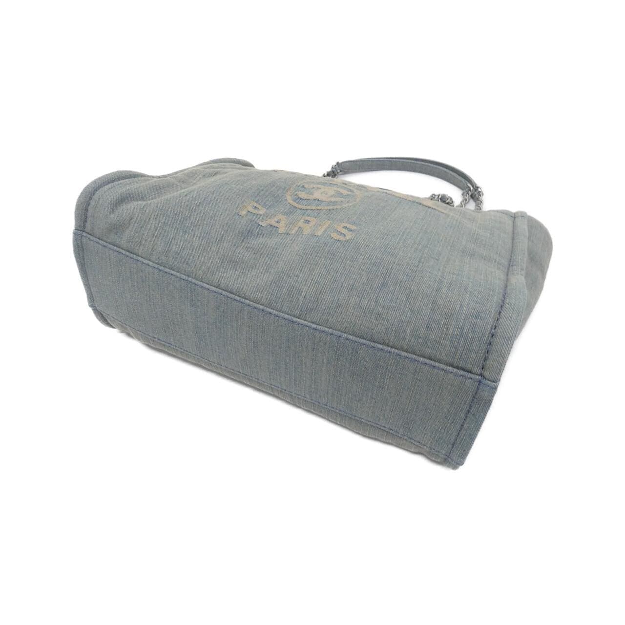 CHANEL Deauville AS3351 Handbag Denim