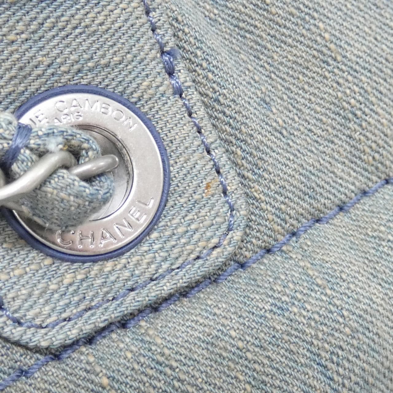 CHANEL Deauville AS3351 Handbag Denim