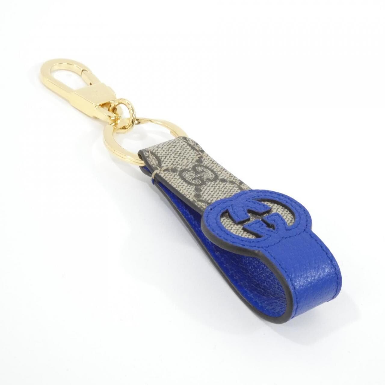 GUCCI 701432 K9GSG Key Case Canvas