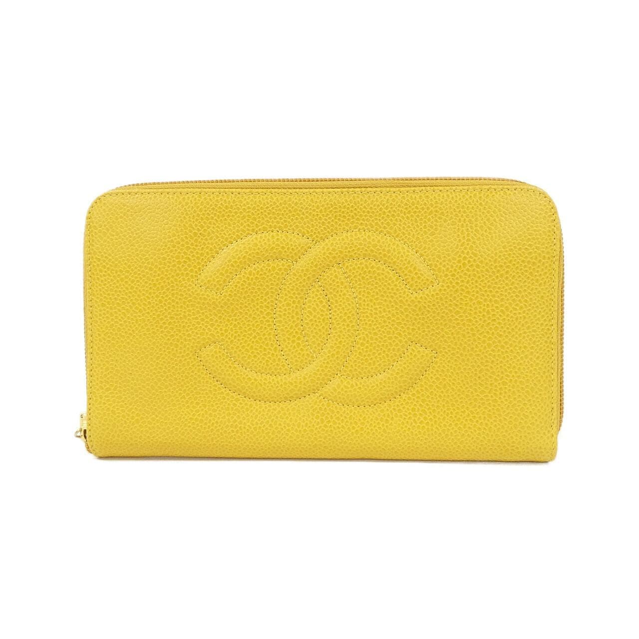 CHANEL Wallet Caviar Leather