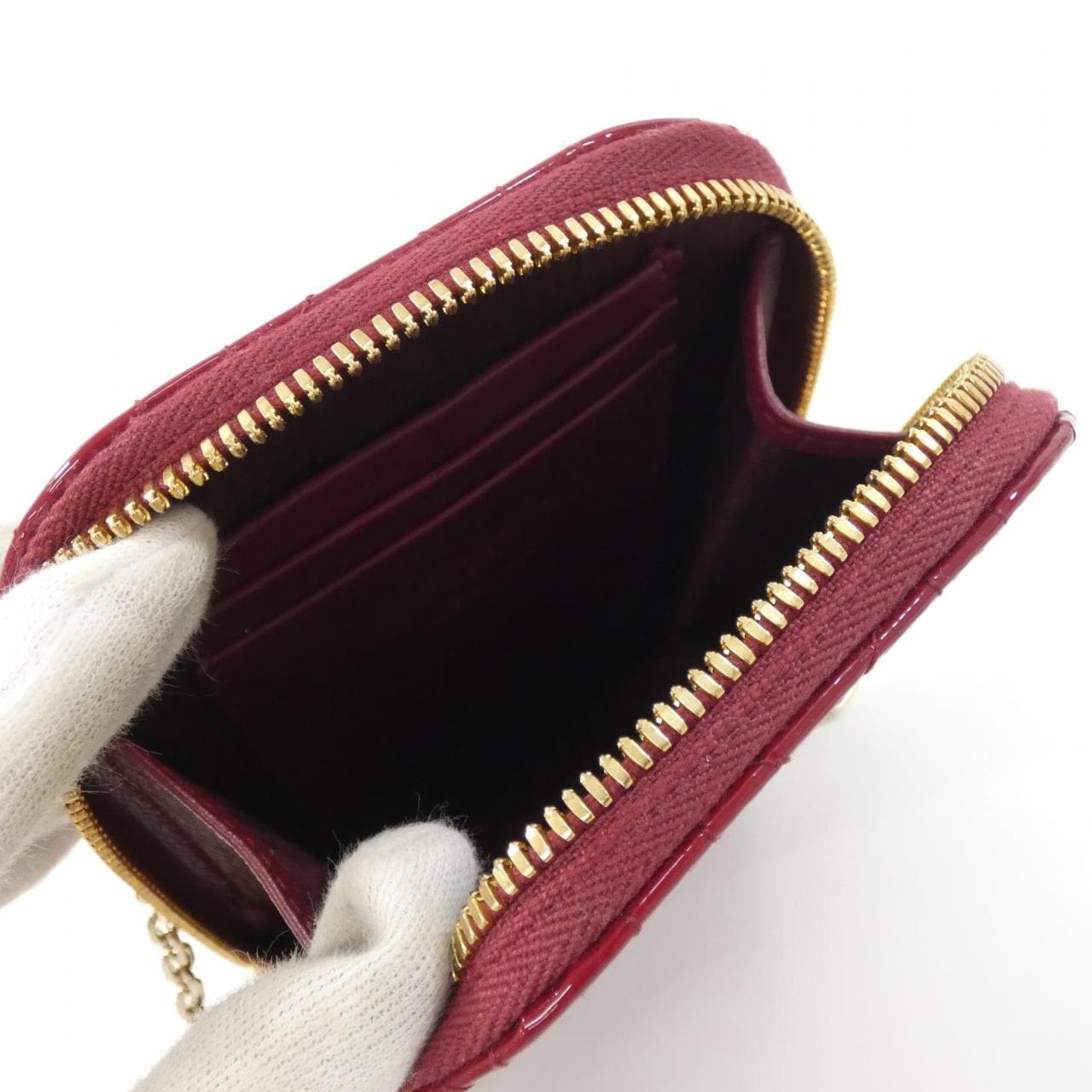 DIOR Lady Dior S0872OVRB Wallet Patent Leather