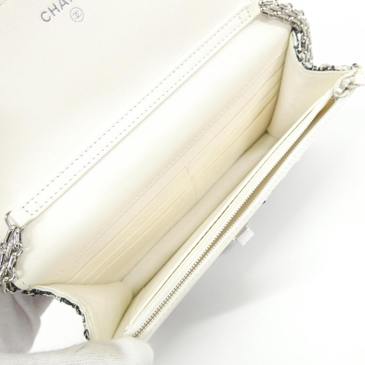 CHANEL 70328 Wallet Tweed
