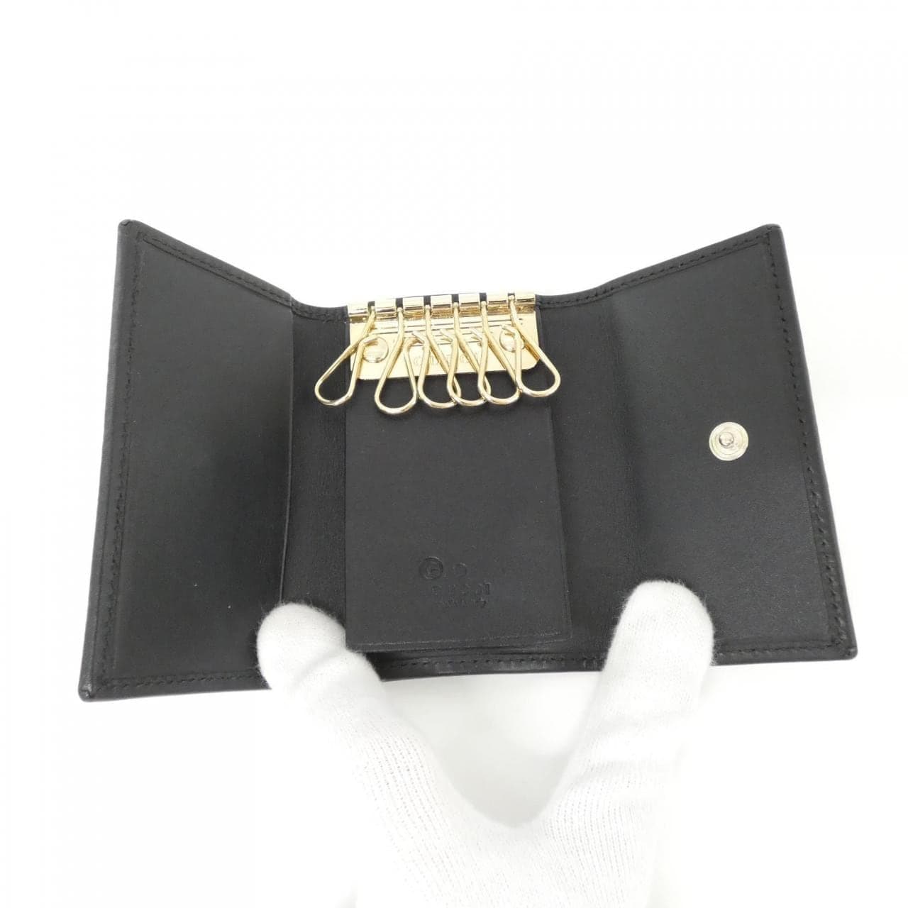 GUCCI 150402 Key Case Canvas