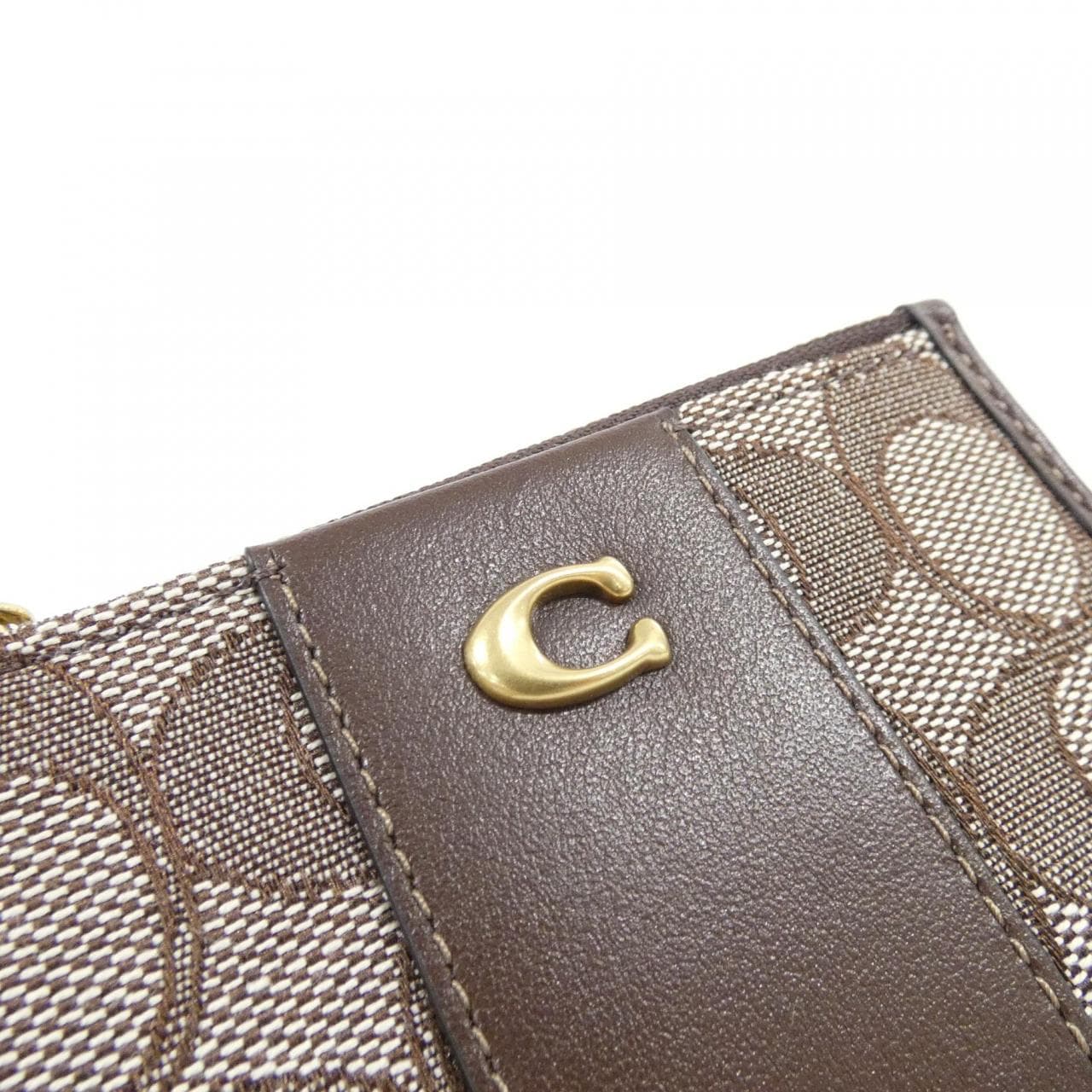 COACH CCD13 Coin Case Canvas