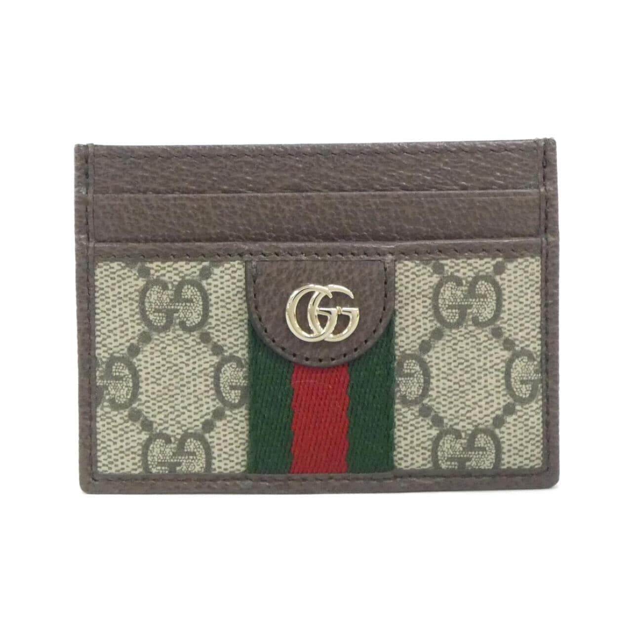 GUCCI 838486 FAE0L Card Case Leather