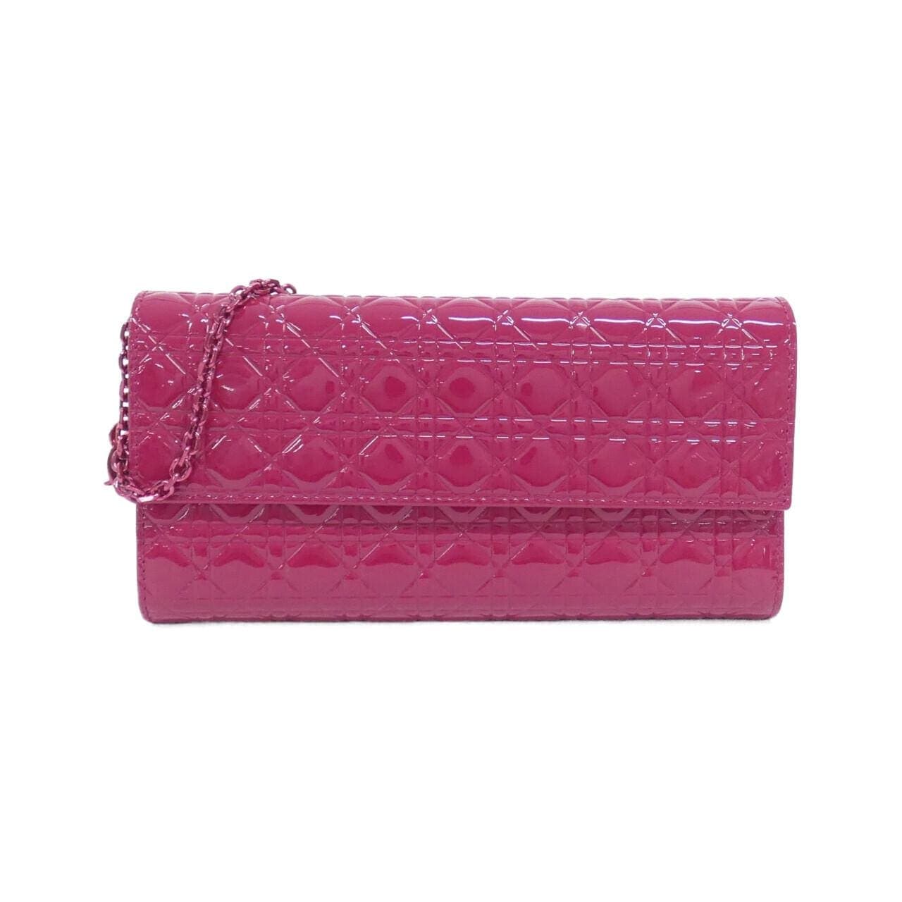 DIOR Lady Dior S0646PVCB Wallet Patent Leather