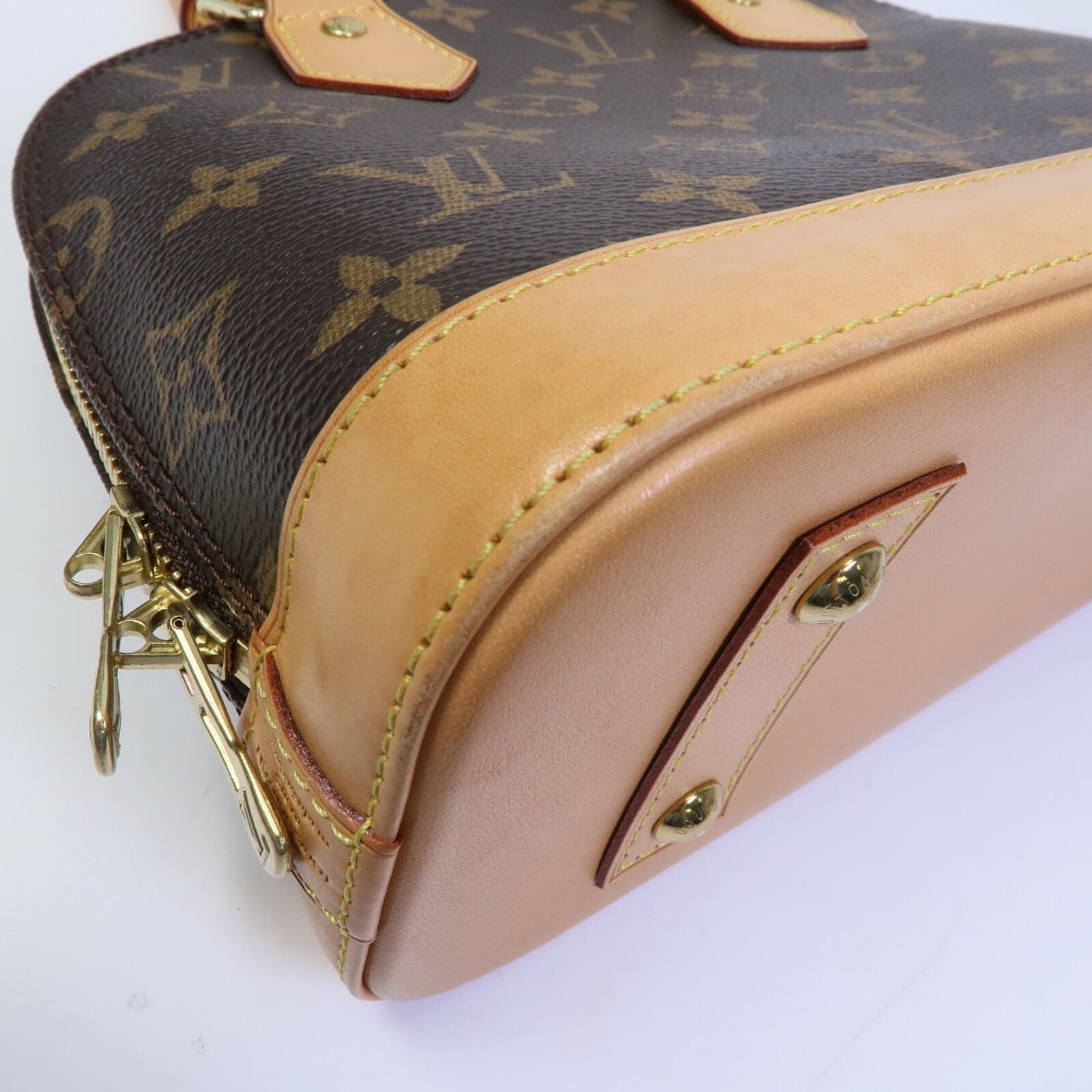 LOUIS VUITTON Alma M53152 2-Way Bag Coated Canvas