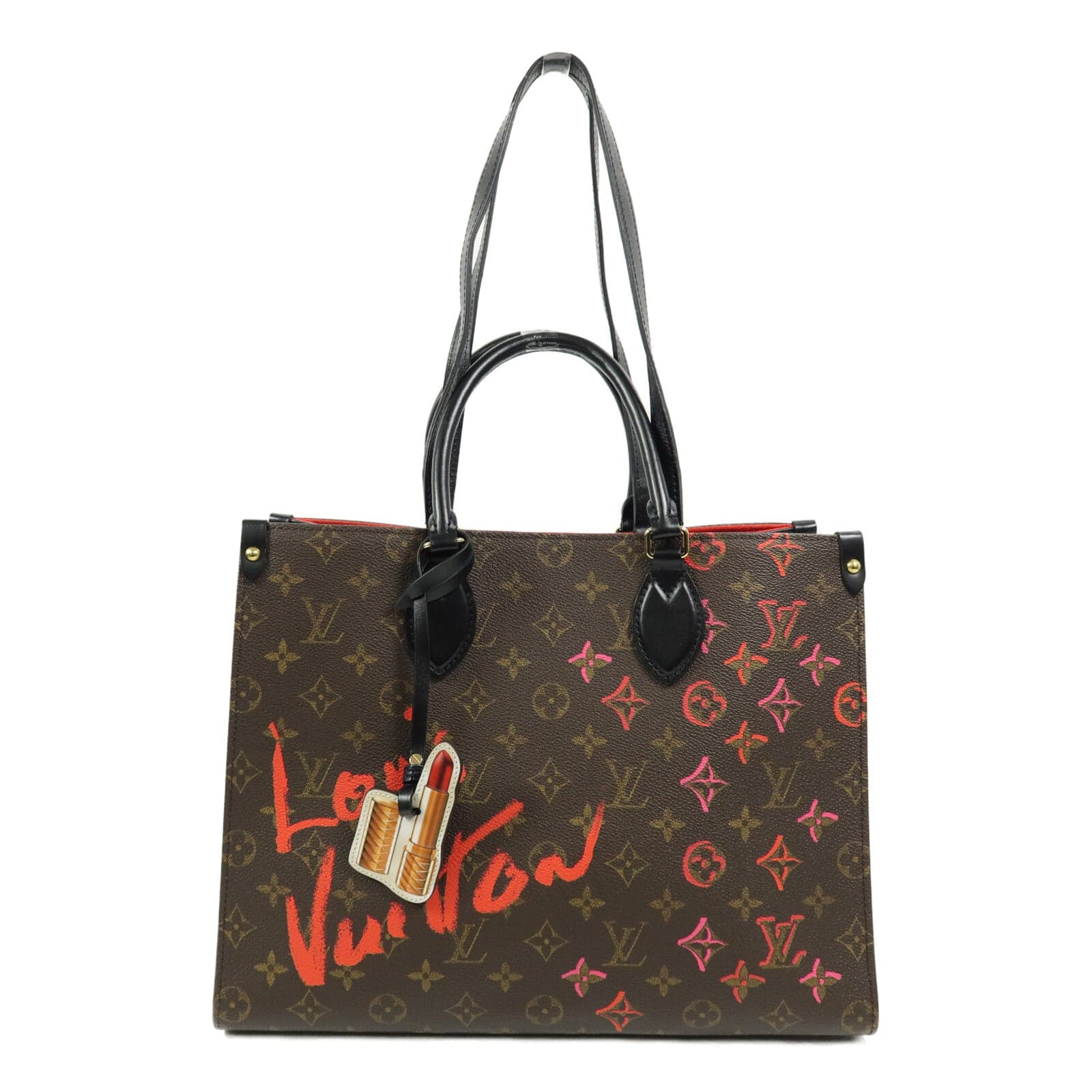 LOUIS VUITTON OnTheGo M45888 2-Way Bag Coated Canvas