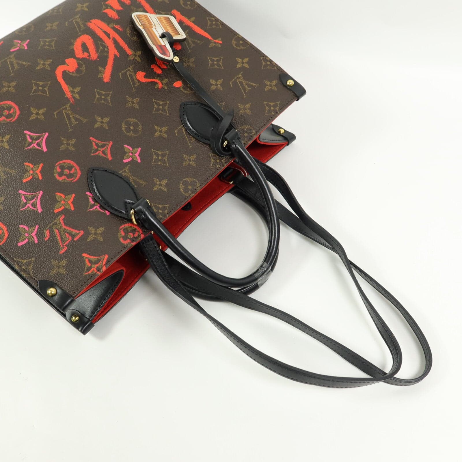 LOUIS VUITTON OnTheGo M45888 2-Way Bag Coated Canvas
