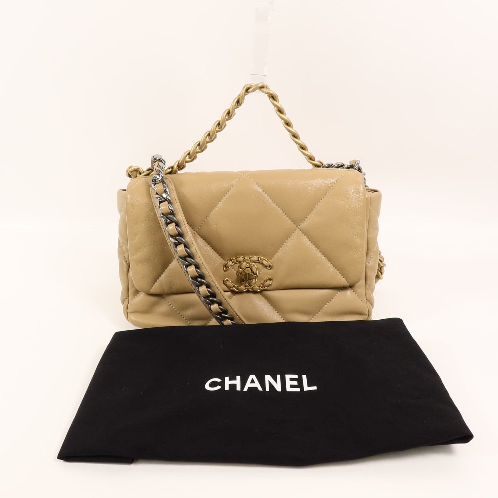 LOUIS VUITTON 2-Way Bag Lambskin