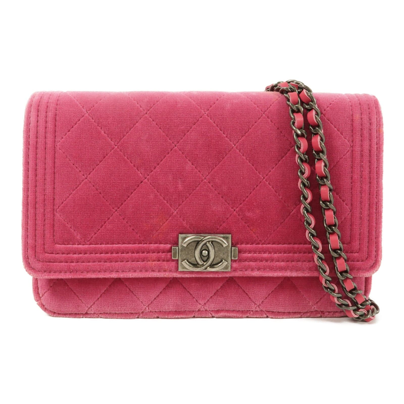 LOUIS VUITTON Shoulder Bag x Velvet