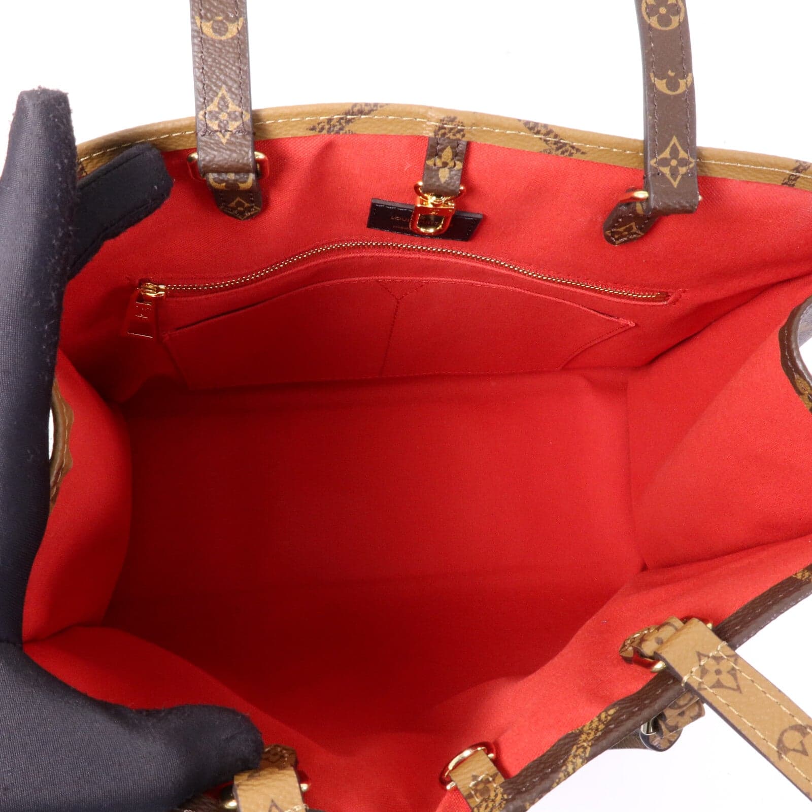 LOUIS VUITTON OnTheGo M45321 2-Way Bag Coated Canvas