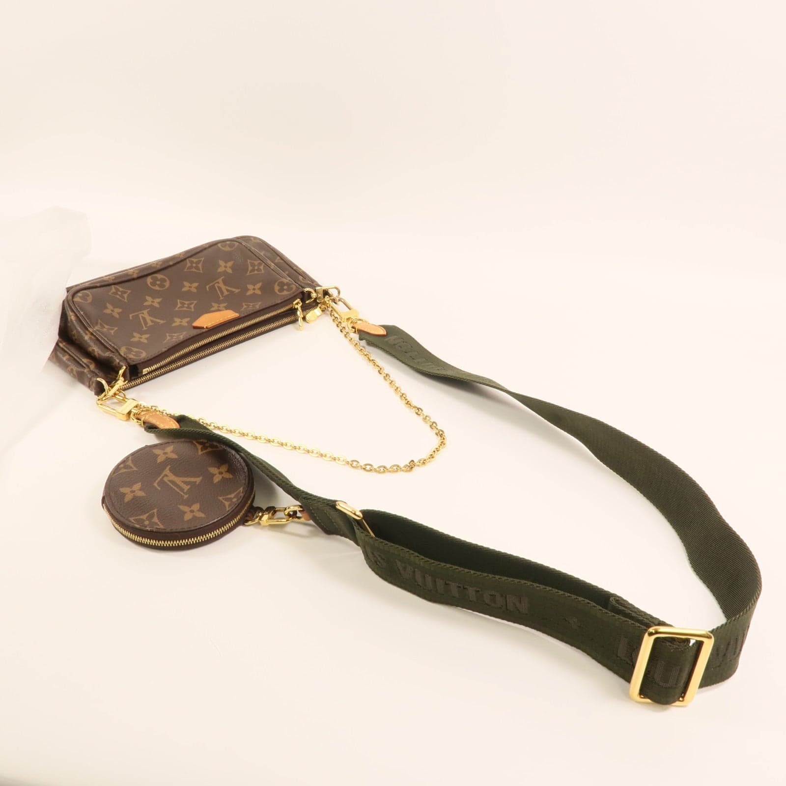 LOUIS VUITTON Multi Pochette M44813 2-Way Bag Coated Canvas