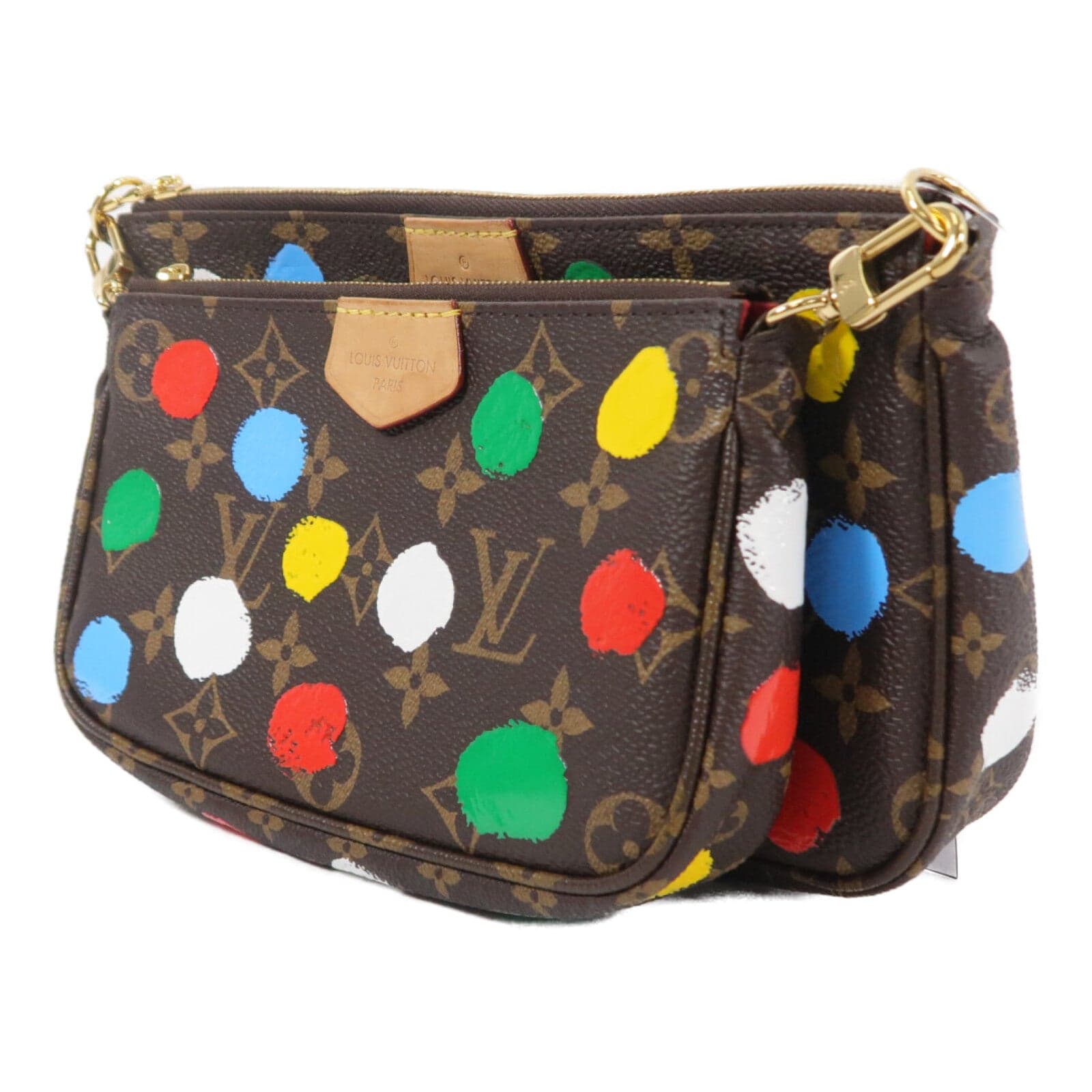 LOUIS VUITTON Multi Pochette M46385 2-Way Bag Coated Canvas
