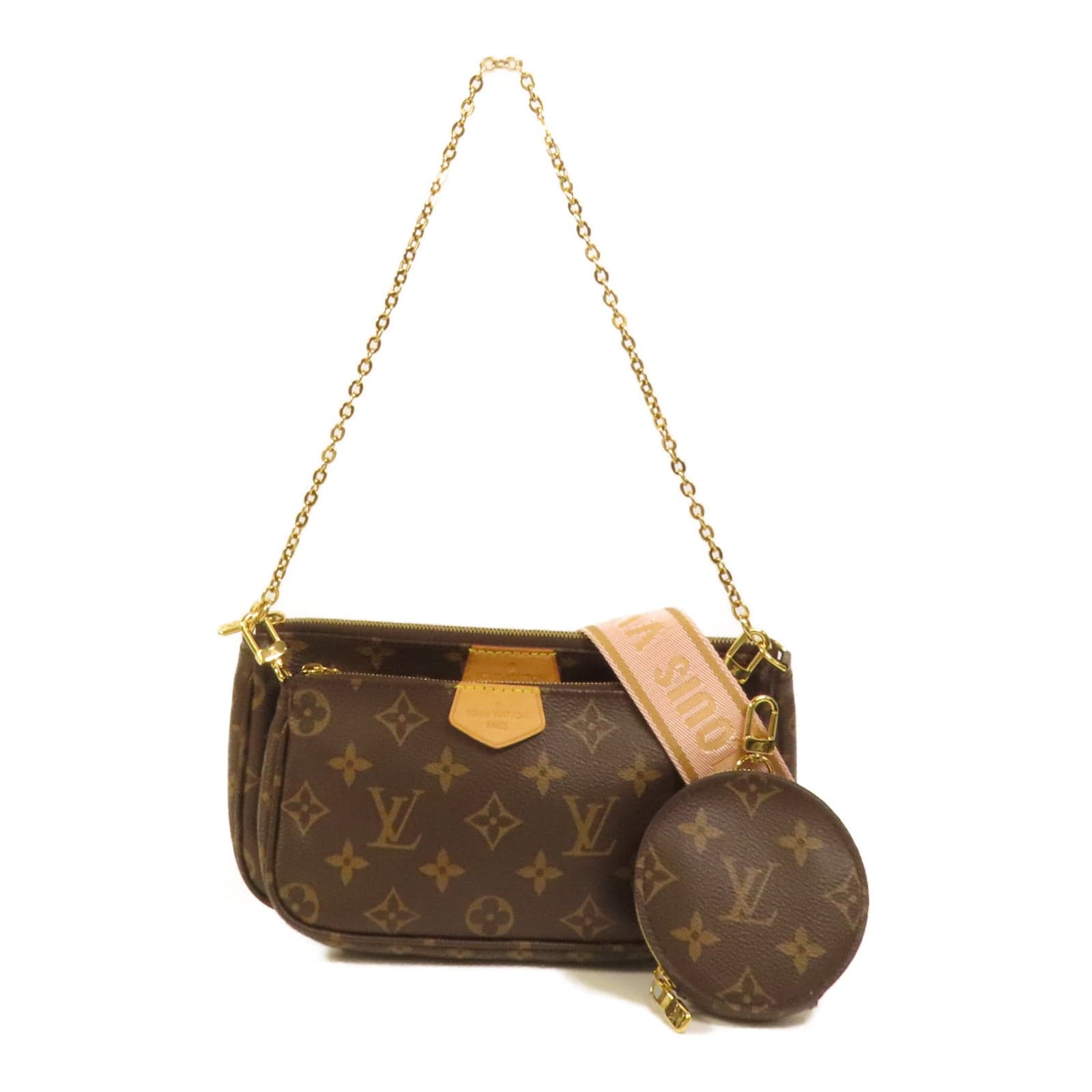 LOUIS VUITTON Multi Pochette M44840 2-Way Bag Coated Canvas