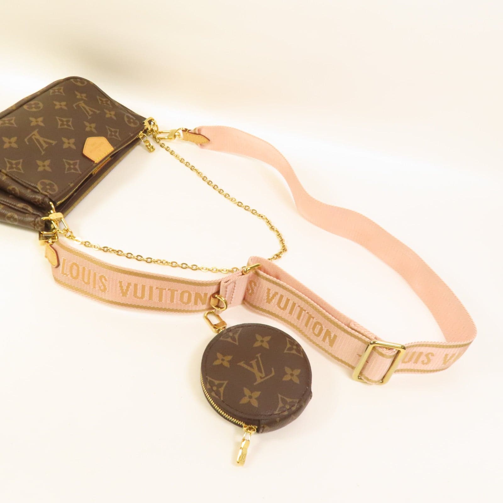 LOUIS VUITTON Multi Pochette M44840 2-Way Bag Coated Canvas