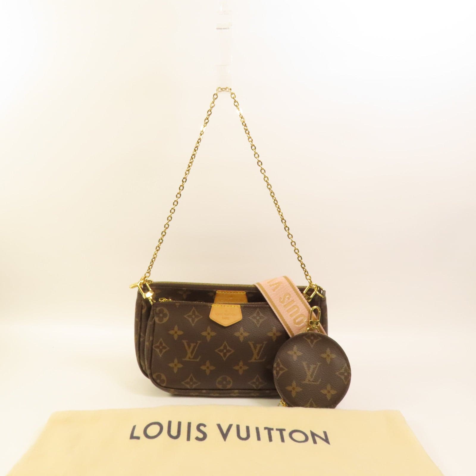 LOUIS VUITTON Multi Pochette M44840 2-Way Bag Coated Canvas