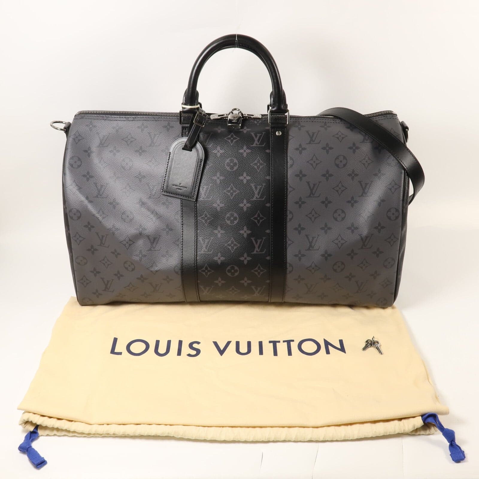 LOUIS VUITTON Keepall M45392 2-Way Bag Coated Canvas
