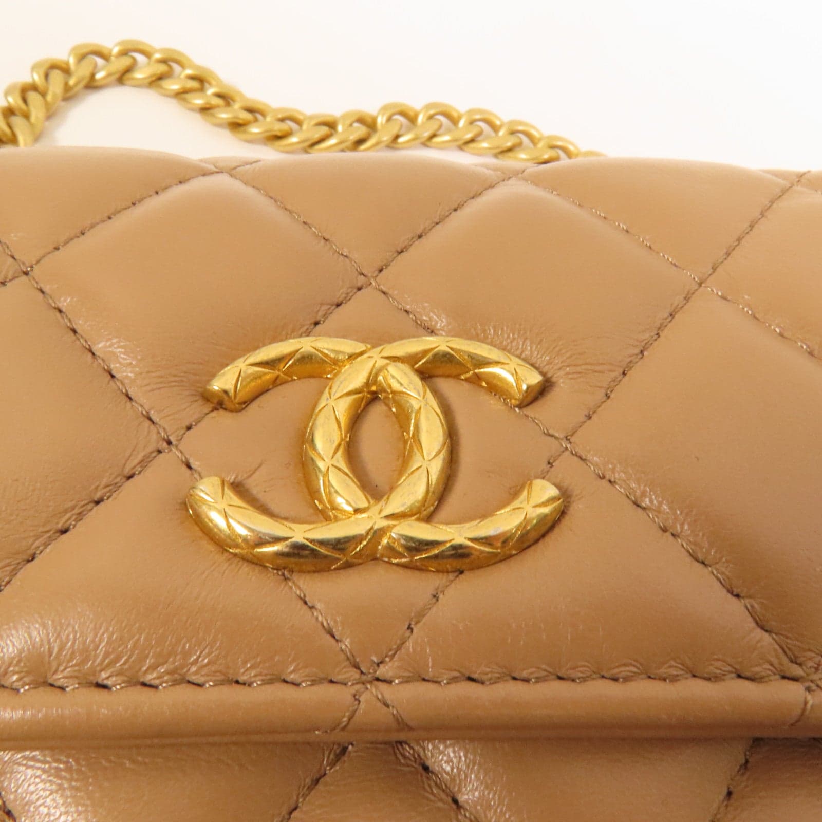 LOUIS VUITTON Shoulder Bag Lambskin