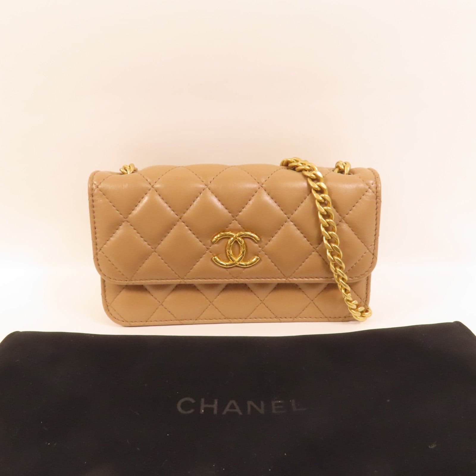 LOUIS VUITTON Shoulder Bag Lambskin