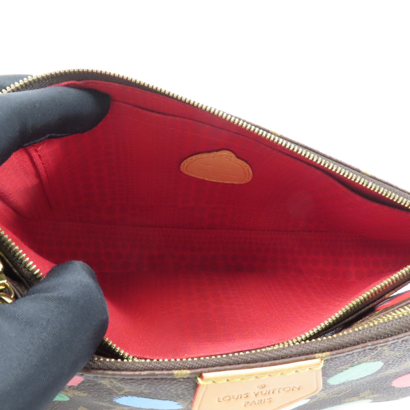 LOUIS VUITTON Multi Pochette M46385 2-Way Bag Coated Canvas