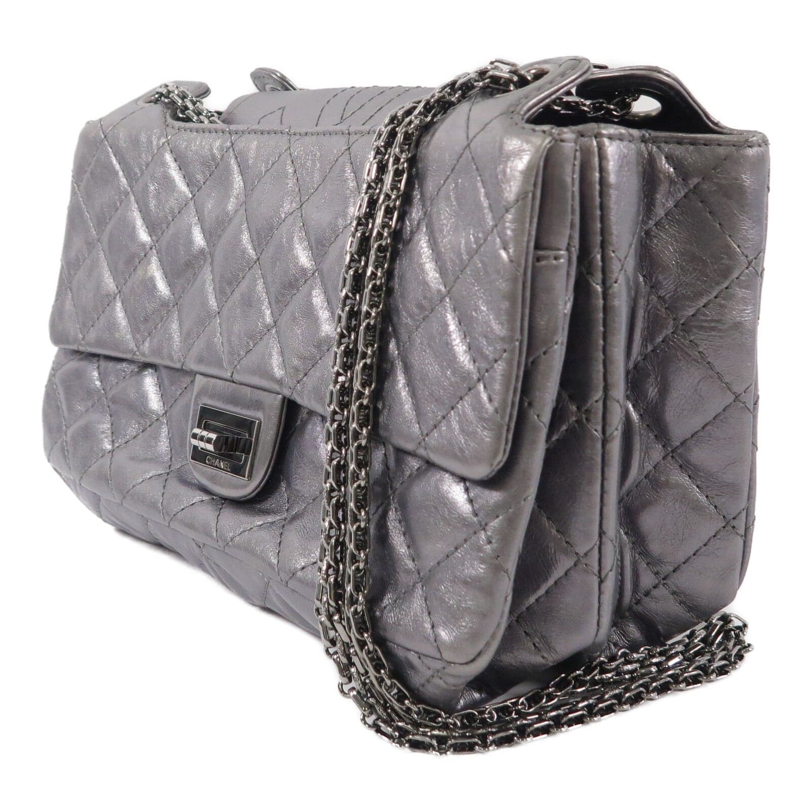 LOUIS VUITTON 2.55 Shoulder Bag Calfskin