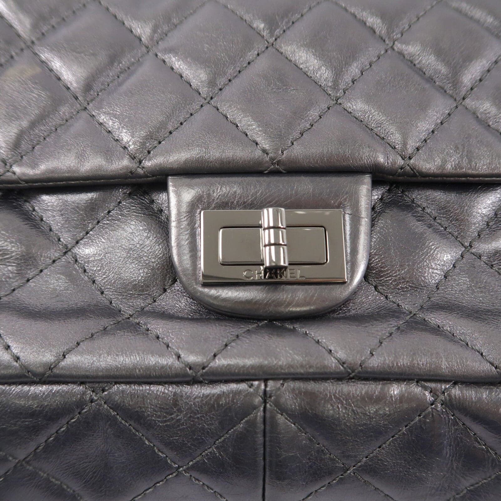 LOUIS VUITTON 2.55 Shoulder Bag Calfskin