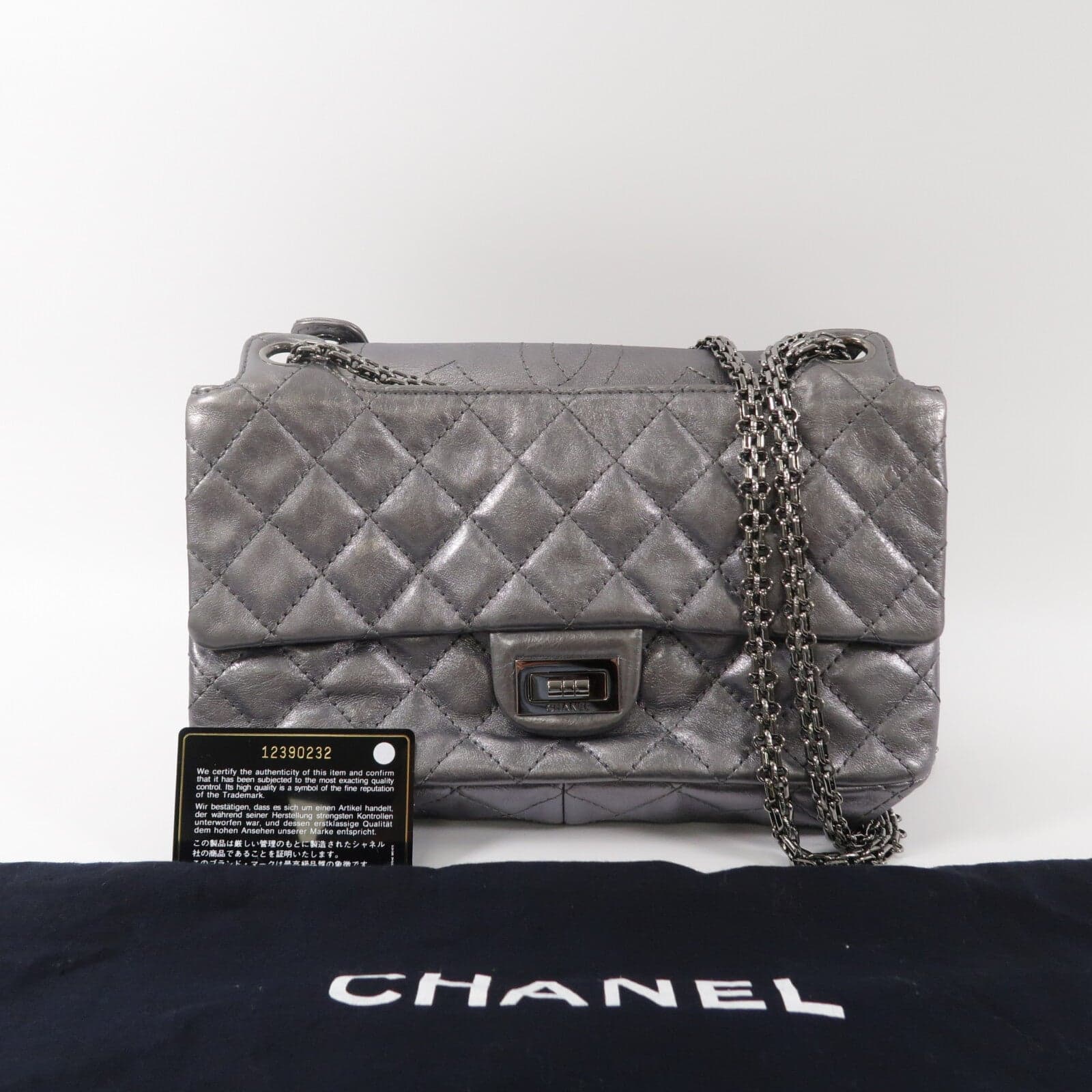 LOUIS VUITTON 2.55 Shoulder Bag Calfskin