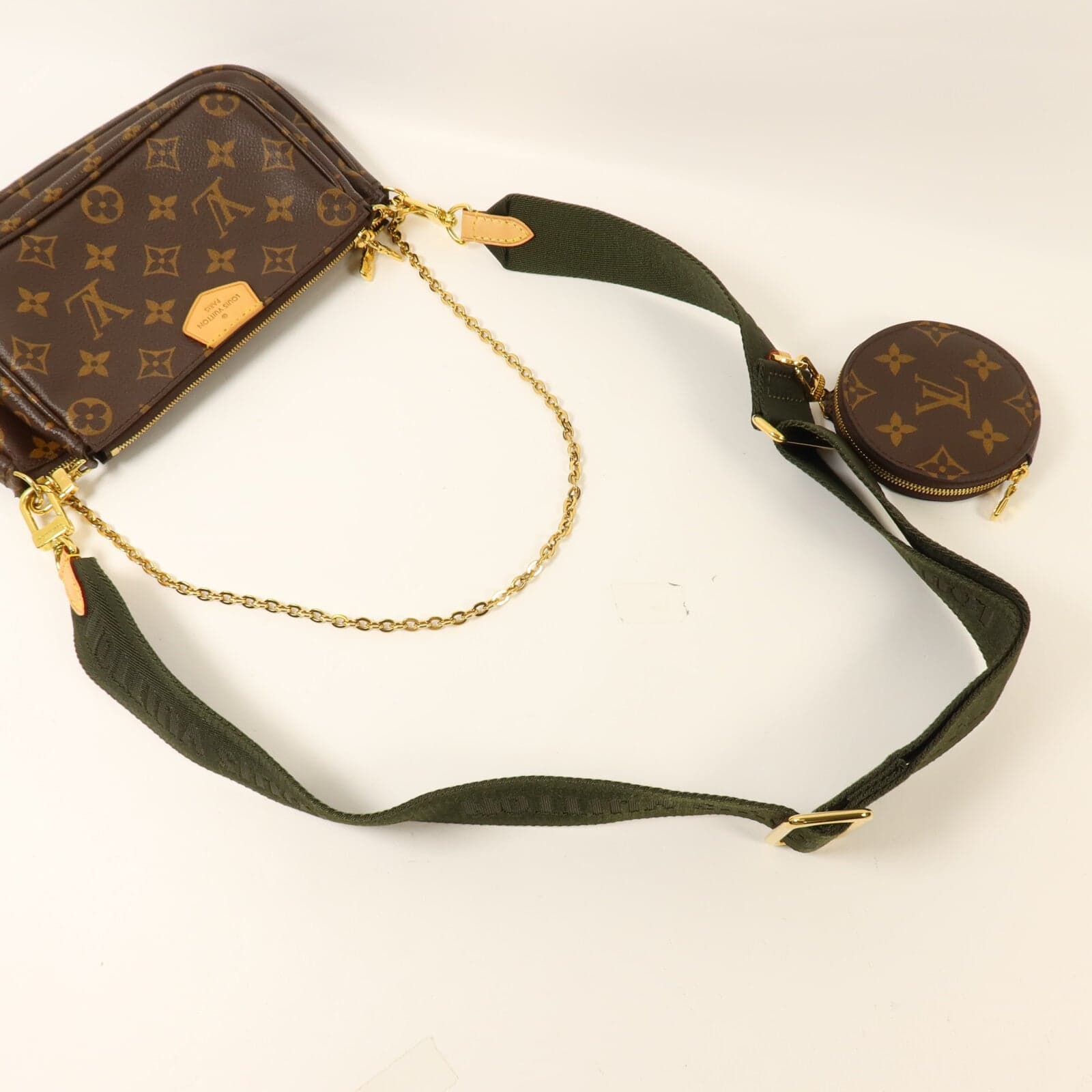 LOUIS VUITTON Multi Pochette M44813 2-Way Bag Coated Canvas