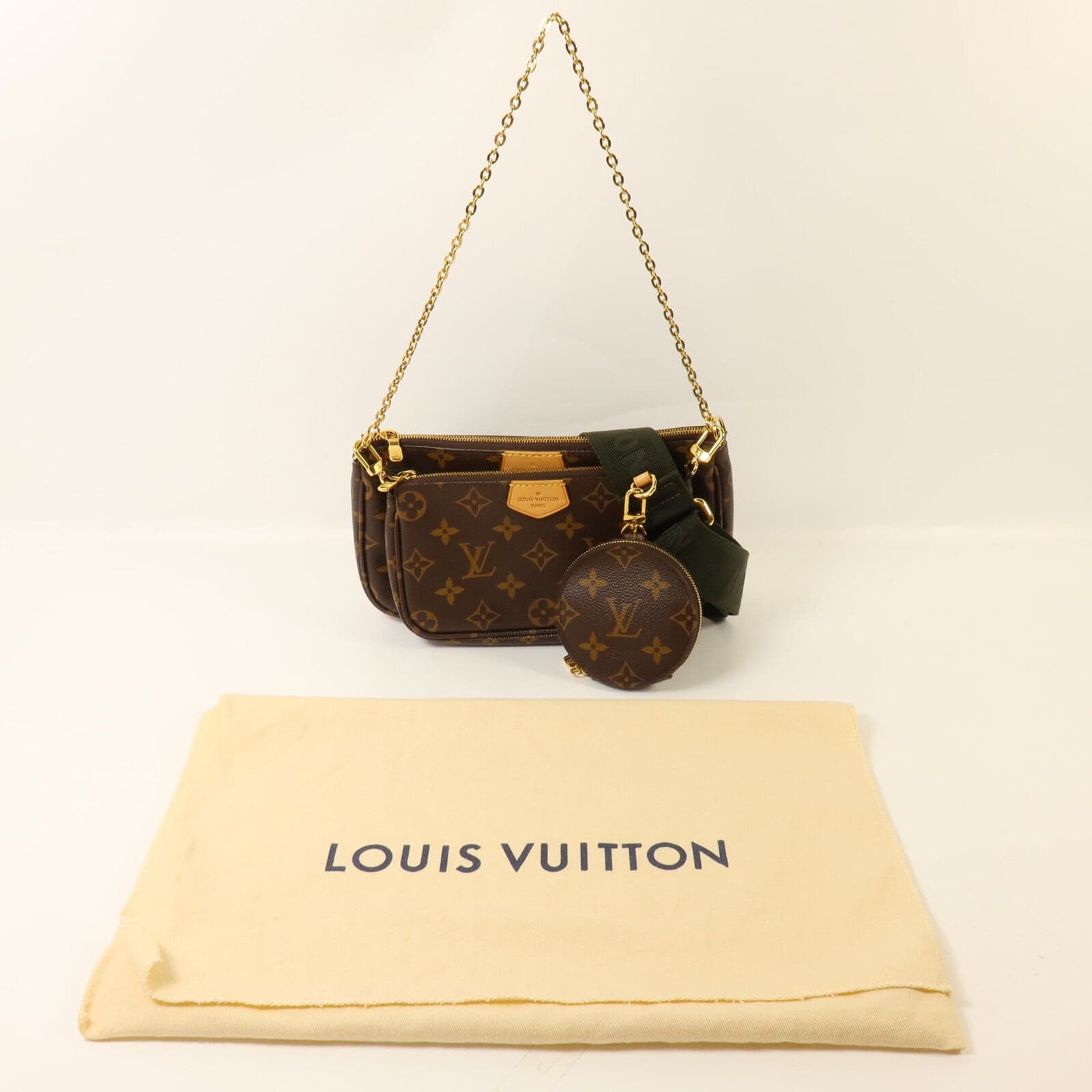 LOUIS VUITTON Multi Pochette M44813 2-Way Bag Coated Canvas
