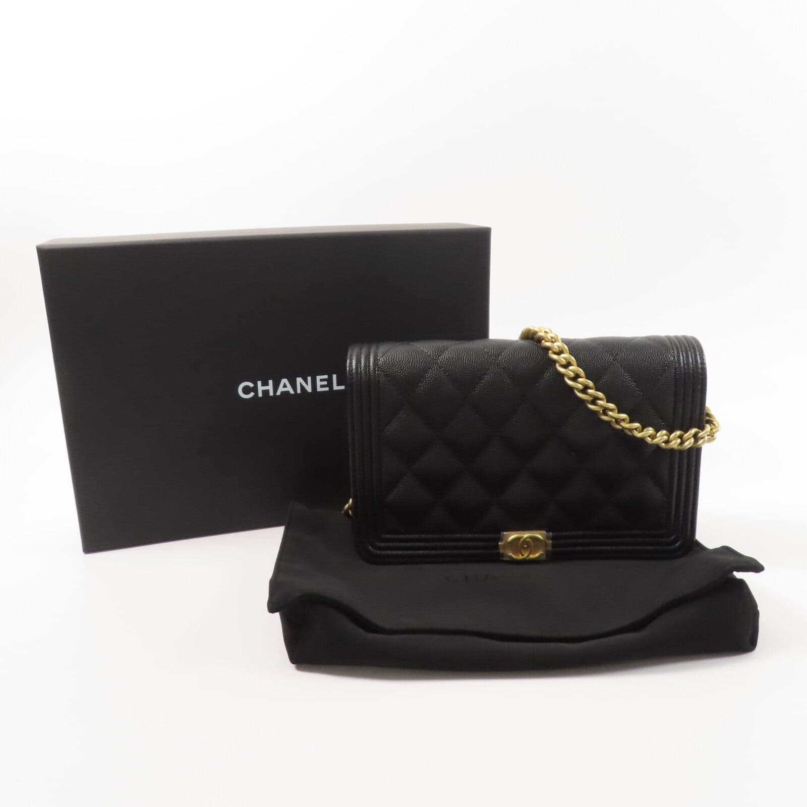 LOUIS VUITTON Boy Shoulder Bag Calfskin