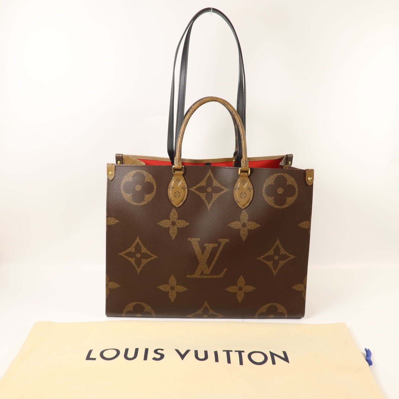 LOUIS VUITTON OnTheGo M45320 2-Way Bag Coated Canvas