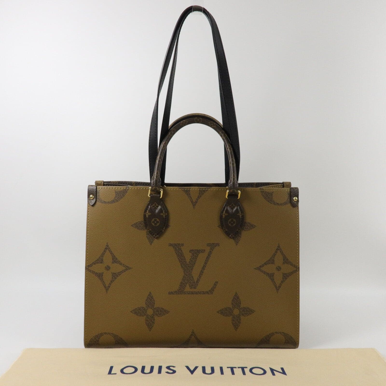 LOUIS VUITTON OnTheGo M45321 2-Way Bag Coated Canvas