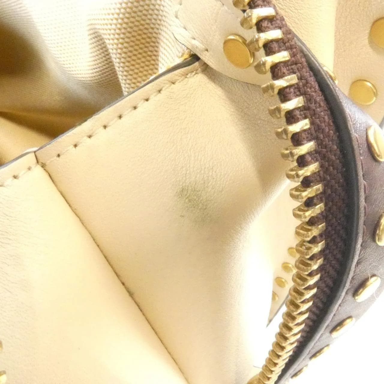 COACH CC380 Handbag Leather