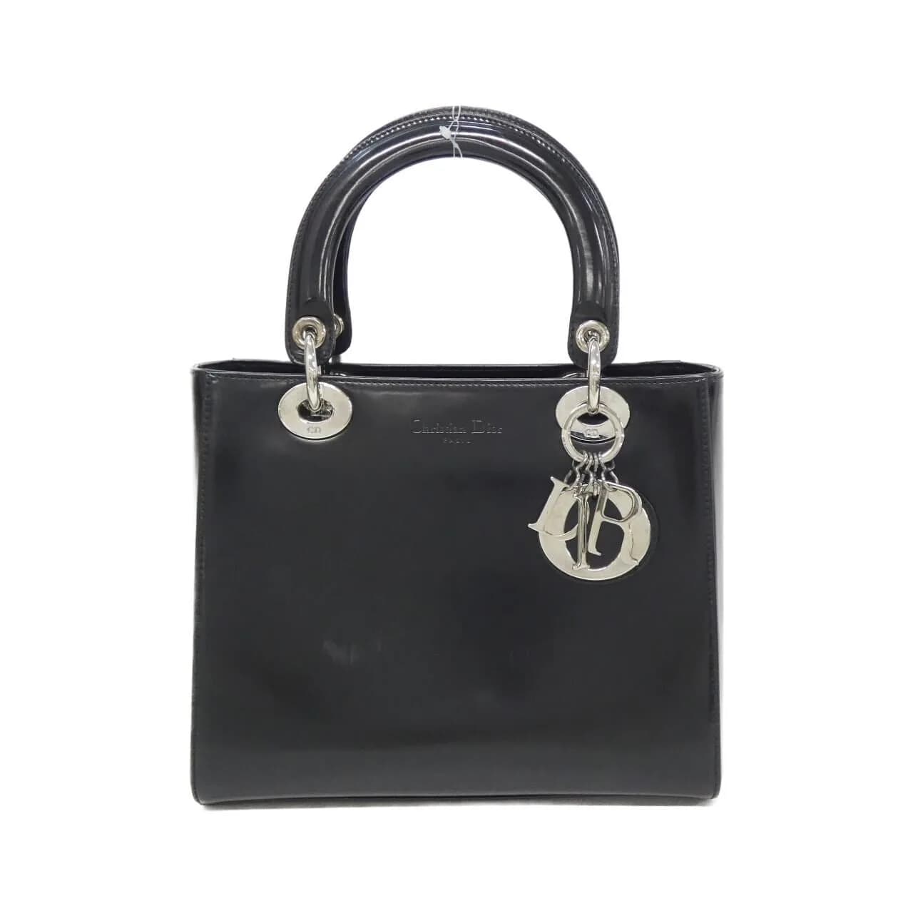 DIOR Lady Dior Handbag Leather