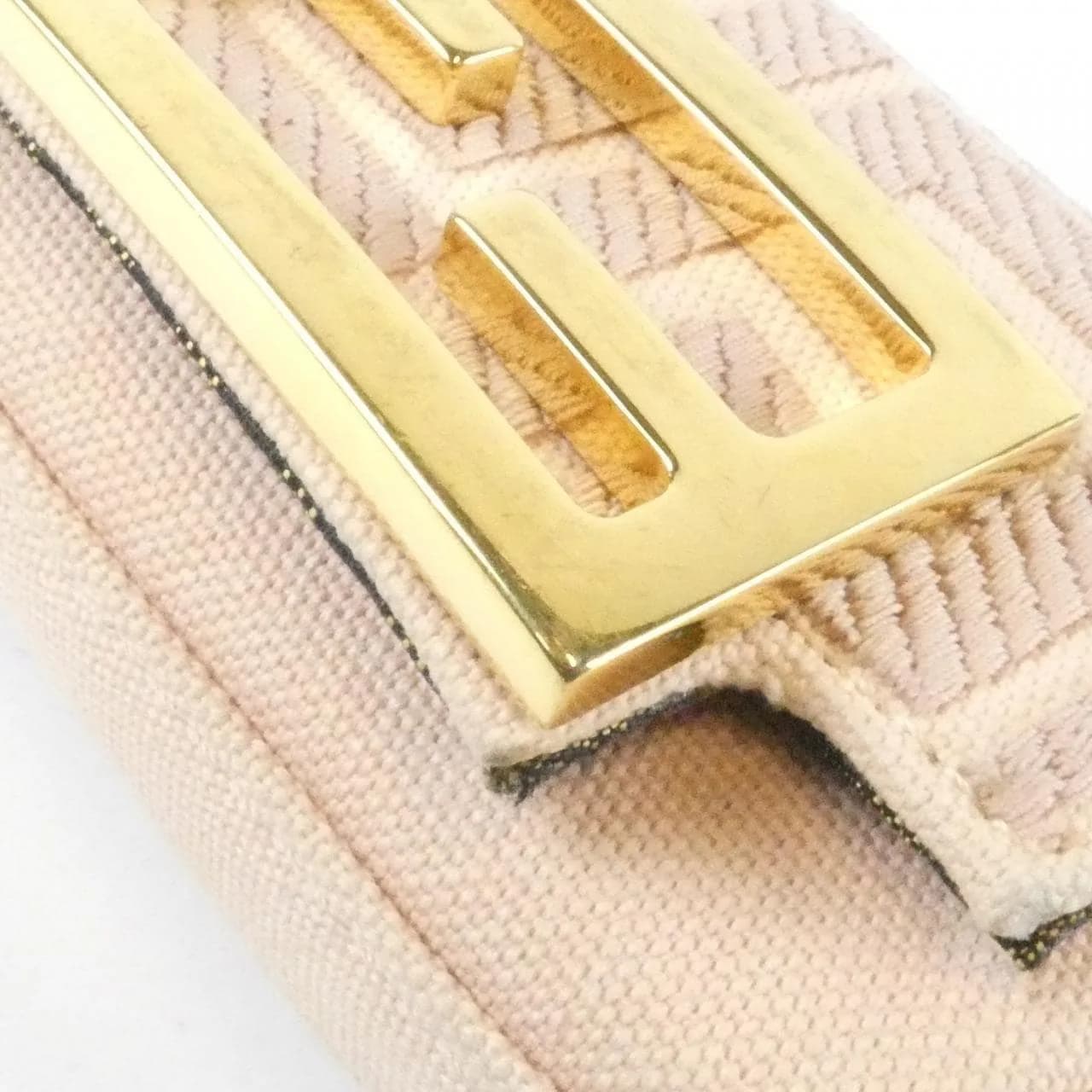 FENDI Baguette 7AS045 A9P6 Key Case Canvas