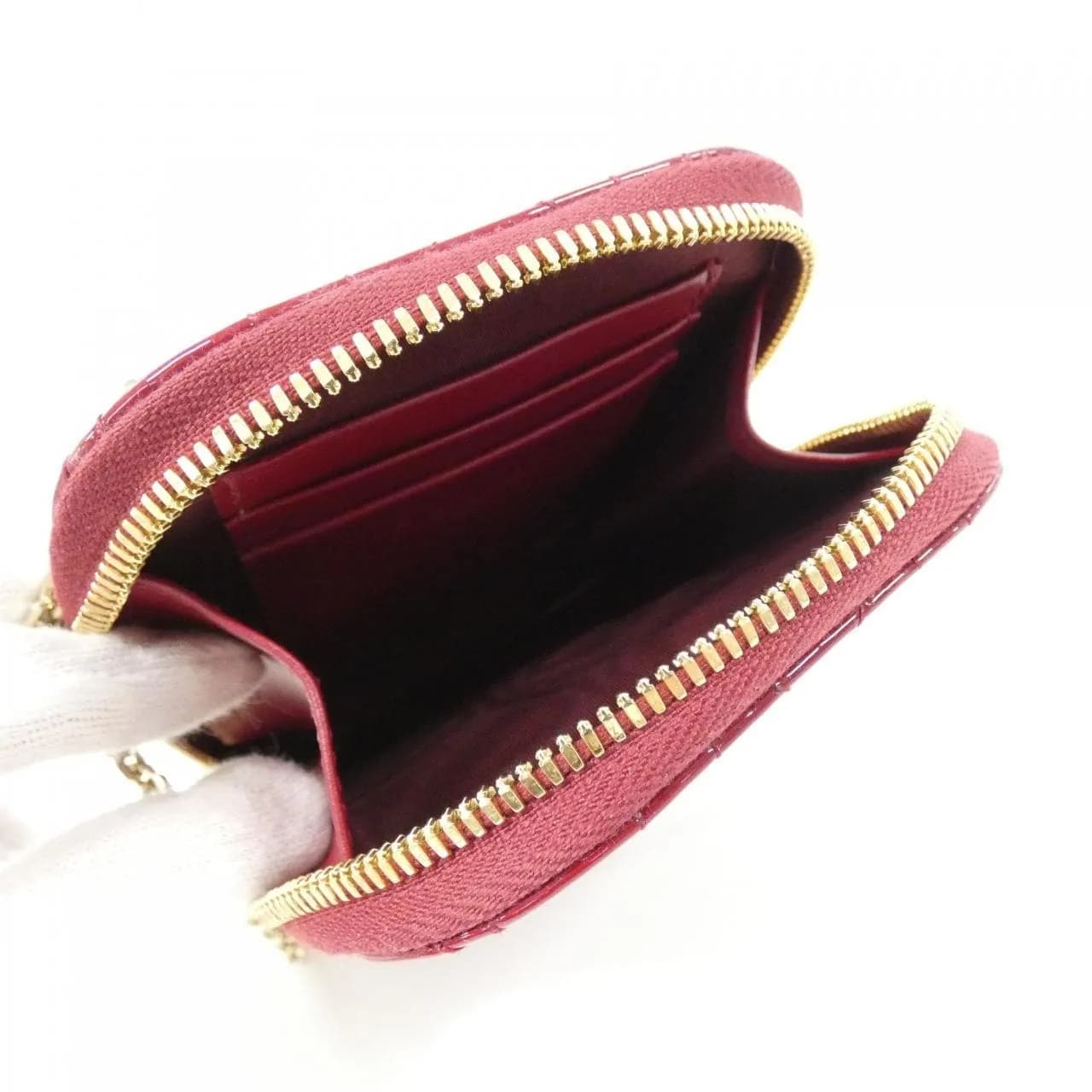 DIOR Lady Dior S0872OVRB Wallet Patent Leather