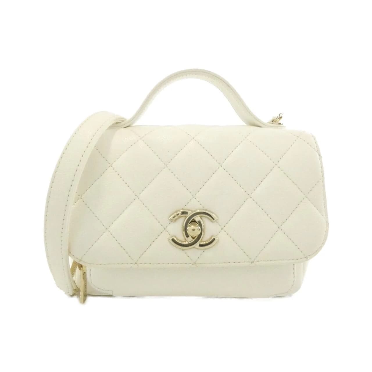 CHANEL 93749 Handbag Grained Calfskin