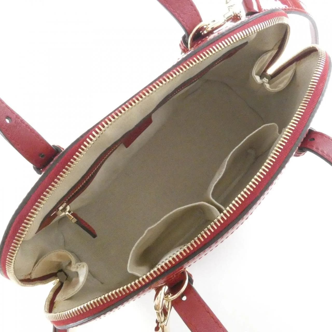 GUCCI 309617 AV12G Handbag Patent Leather