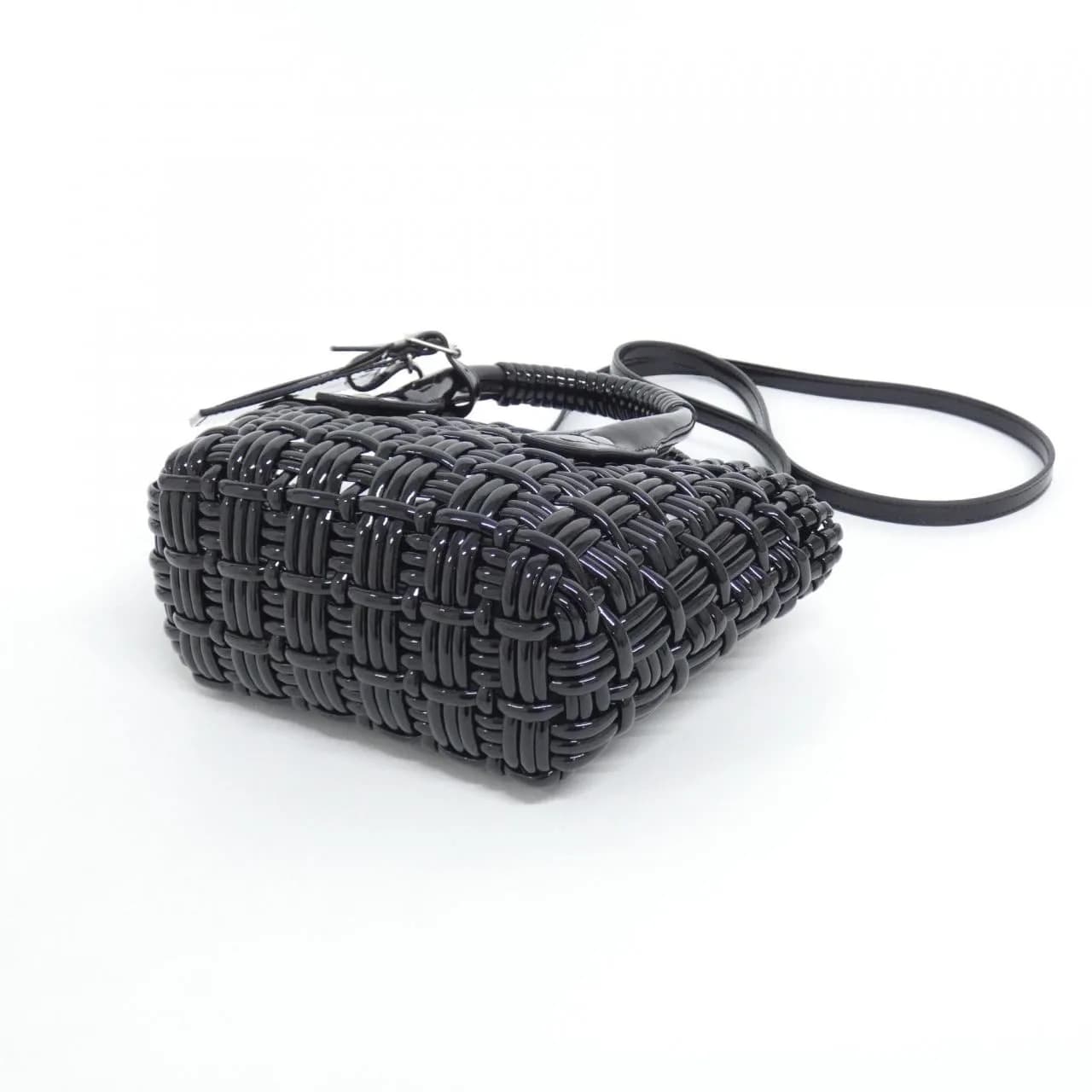 BALENCIAGA Bistro 678028 2IE2Y Handbag Patent Leather