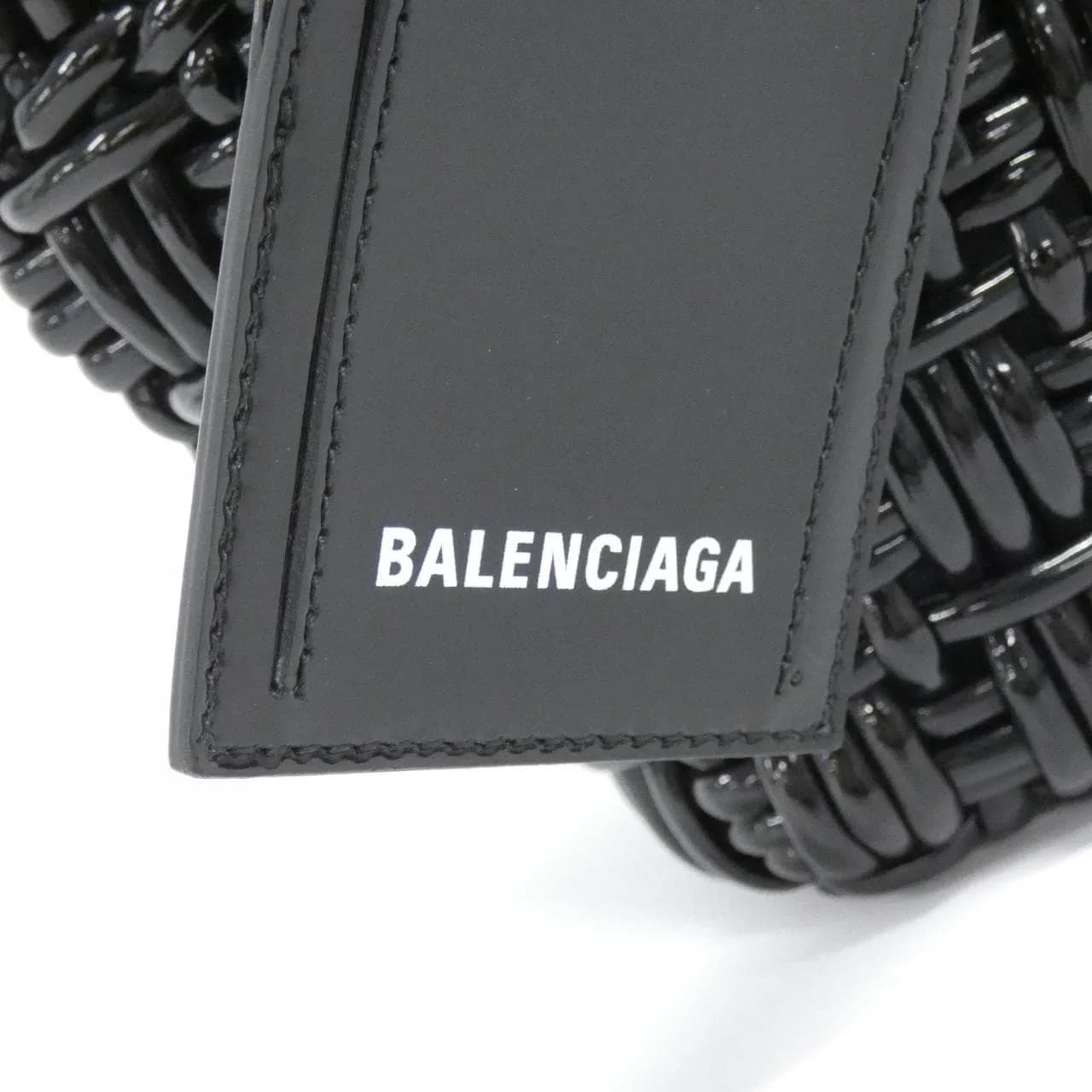 BALENCIAGA Bistro 678028 2IE2Y Handbag Patent Leather